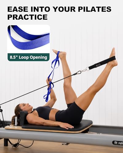 Trideer Stretching Strap with Loops, Yoga Strap, Stretch Bands for Exercise - color: Royal Blue/75"x1"