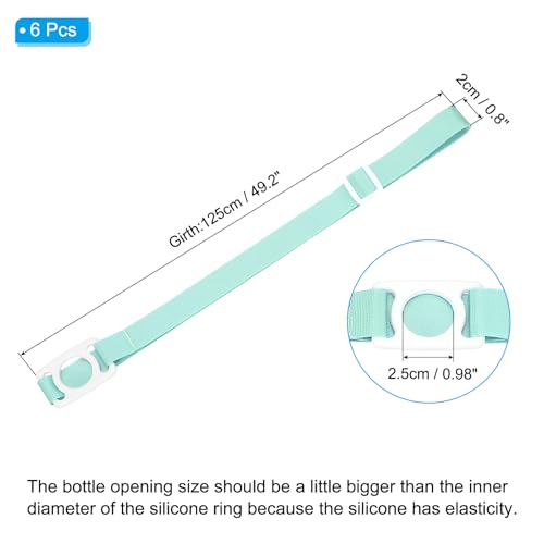 PATIKIL Water Bottle Lanyard - color: Bean Green/White