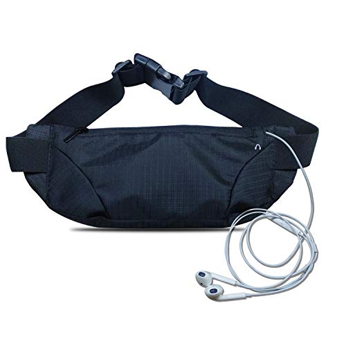 Waterproof Running Belt Bag Waist Pack,Sport Fanny Pack Pouch for Men Women,Runners Phone Holder for iPhone 17 16 15 14 13 12 11 Pro Max XS XR X 8 Plus Galaxy,Workout,Jogging,Exercise,GYM,Dog Walking