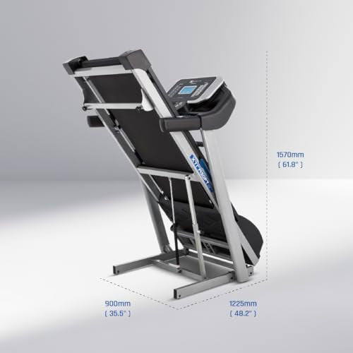 Xterra Fitness Sport Series Premium Folding Smart Treadmill, Handlebar Speed and Incline Controls, Large XTRASoft Cushioned Running Deck, Built-in FTMS-Enabled Bluetooth with XF Connect Fitness App - style: TRX2500