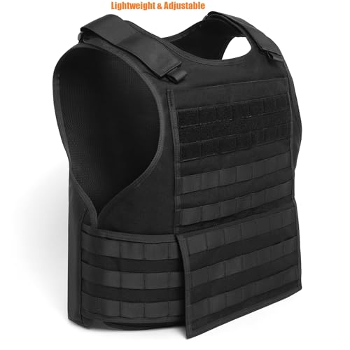 TACNEX Lightweight MOLLE Duty Vest Adjustable Weighted Workout Vest for Men Women - style: Classic