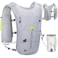 N NEVO RHINO 5.5L Running Vest, Hydration Vest with 1.5L Water Bladder - color: gray