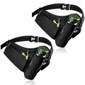 Abbylike 2 Pcs Waist Pack, Running Hydration Belt with Water Bottle Holder