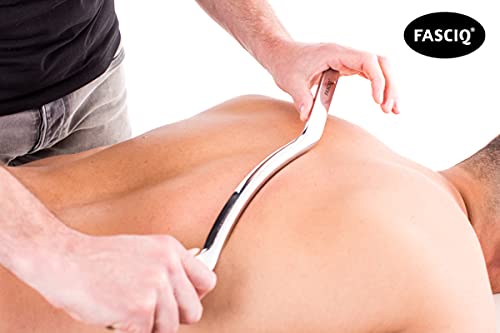 FASCIQ IASTM Tool Small Bar, Soft Tissue Release and Mobilization, Stainless Steel - style: Small Handlebar