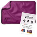 Medium Flexible Gel Ice Packs Reusable - Hot and Cold Soft Ice Packs for Injuries Reusable for Ankle, Arm, Foot, Leg, Back Pain Relief - 8" x 12" - Purple - size: Medium, style: Purple