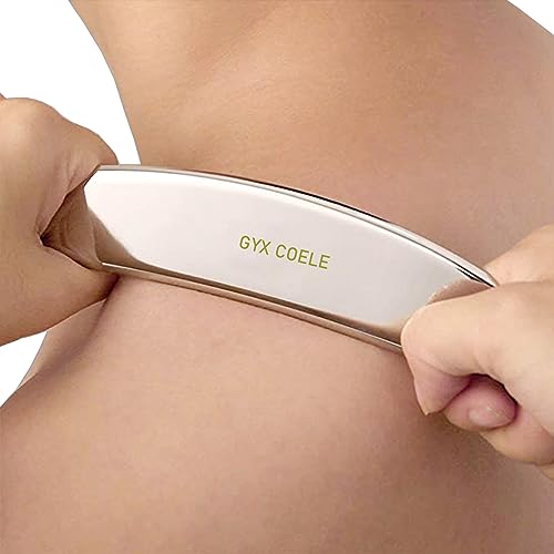 Muscle Scraper Tool Set, Stainless Steel IASTM Tools for Physical Therapy, Scar Tissue Breakdown, Fascia Release, 5 Piece Kit with Carrying Case - style: GYX COELE-5 set B