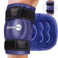 AiricePac XXL Ice Pack Wrap Around Knee After Surgery, Reusable Gel Large Ice Pack for Injuries, Pain Relief, Swelling, Sports Injuries, 1 Pack Blue - style: XXL 1 PACK