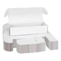 EXYGLO Trading Card Storage Box 25 Pack 700 Count 20pt with Dividers, 14.2x4.1x3.2 Inch Full White Cardboard Card Boxes for TCG/MTG/Sport Cards, Fit 3x4 Toploader Shipping or Storing