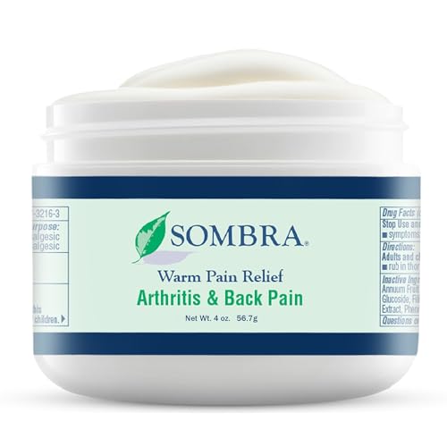 Sombra Warm Pain Relief 4 oz Jar for Arthritis, Back Pain & Pre-Exercise - size: 4.1 Ounce (Pack of 1)