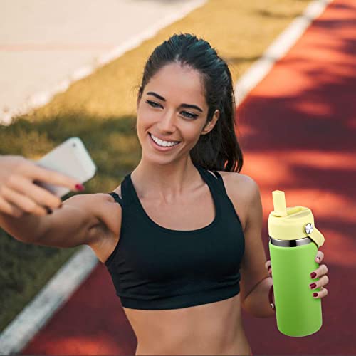 Hydro Flask Wide Mouth Straw Lid, Replacement Cap for 12-40 oz, Pineapple - color: Pineapple