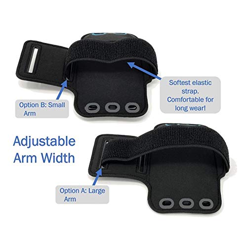 Running Armband Sports Gym Workout Case for Galaxy XCover Pro, Cover Band Neoprene Reflective Water Resistant Compatible with Samsung Galaxy XCover Pro