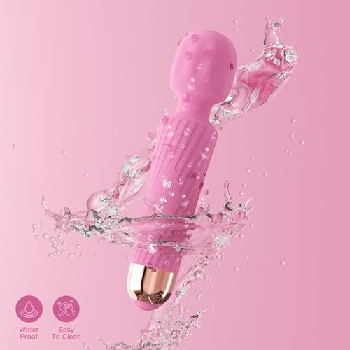 Vibrator Wand, Adult Sex Toys for Women, Vibrating Massager (Pink) - color: Pink