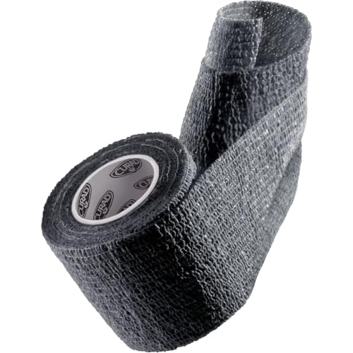 CURAD Performance Self-Adherent Athletic Wrap, 3 in x 5 yds, Black, 3 Rolls - size: 1 Count (Pack of 3)