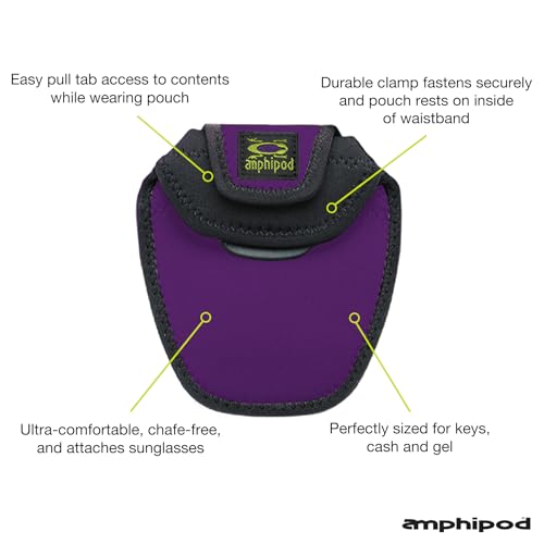 Amphipod Micropack LandSport Lock-On Pouch, Bounce-Free Storage - OS - color: Purple
