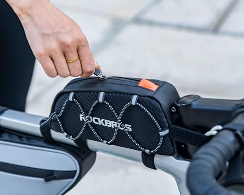 ROCKBROS Top Tube Bike Bag Narrow Slim Design Lightweight Portable - color: STYLE 1