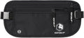 VENTURE 4TH Travel Money Belt, RFID Blocking Passport Holder - Pure Black - color: Pure Black