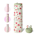 BOTTLE BOTTLE Insulated Water Bottle 24oz with Straw Lid and Handle Sports - color: Rose Red