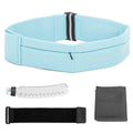 Slim Running Belt for Men and Women, Running Waist Pack - color: Cyan-medium