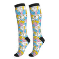 Compression Socks Women and Men 15-20mmHg-Circulation Support Socks for Athletic Running Cycling - color: Duck