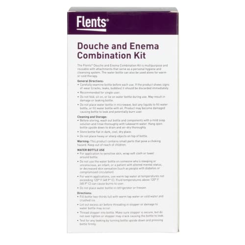 Flents Douche & Enema Combination Kit, 1.66 L Personal Care System, Red - size: 1.66 L
