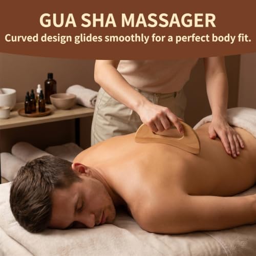 3Pcs Wood Therapy Massage Tools Set for Body Sculpting - color: 3pcs