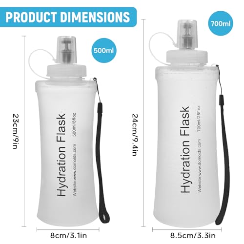 Soft Flask Collapsible Flask 1-Pack, 500ML, White - color: 500ml White