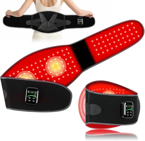 Red Light Therapy Belt, Cordless Warmth & 123456789