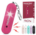 Personal Safety Alarm - Waterproof Rechargeable Security Alarm - 140dB Extra Loud Siren & Strobe Light - Self Defense Keychain - Gift for Women, Teenagers, College Girls, Seniors (Burgundy) - color: Burgundy