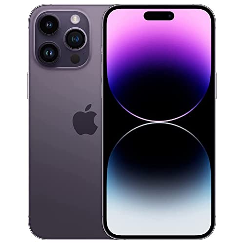 Apple iPhone 14 Pro Max, 512GB, Deep Purple for Boost Mobile (Renewed) - color: Deep Purple, size: 512GB