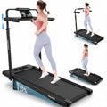 ANCHEER 15% Incline Treadmill with Desk Workstation & Adjustable Height