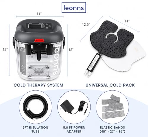 LEONNS Cold Therapy Machine for Knee, Shoulder, Back & Hip | Universal Pad - style: Machine + Universal Pad