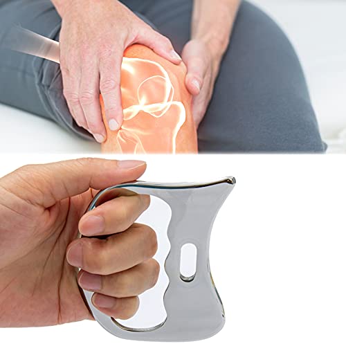 Stainless Steel Gua Sha Scraping Massage Tool-Muscle Scraper - Soft Tissue Mobilization,Physical Therapy for Back, Legs, Arms (Large) - size: Large