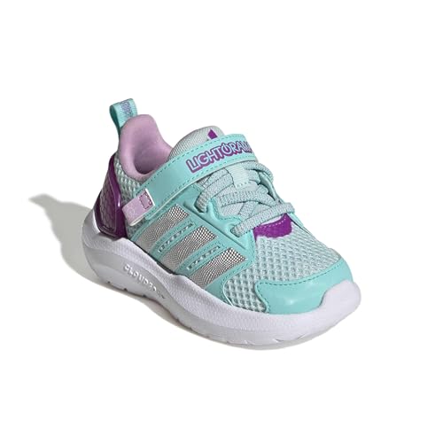 adidas Boys Marvel Lightorama Spider-Man Sneakers Shoes - Red - color: Halo Mint/Silver Metallic/Flash Aqua, size: 5.5 Infant