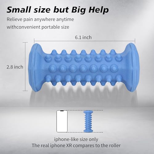 Blue Foot Massager Roller for Plantar Fasciitis, Arch Heel Pain Relief - color: 1-piece Blue