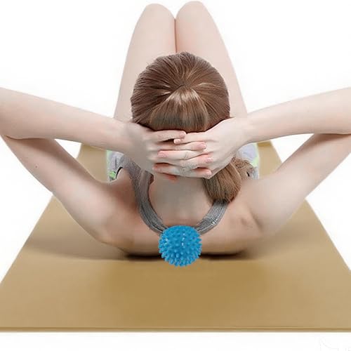 Spiky Massage Balls, 3PCS (Firm, Medium and Soft) - color: Bluepurpleyellow