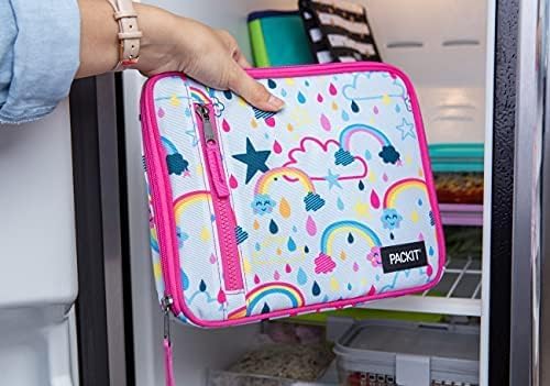 PackIt Freezable Classic Lunch Box, Rainbow Sky - color: Rainbow Sky