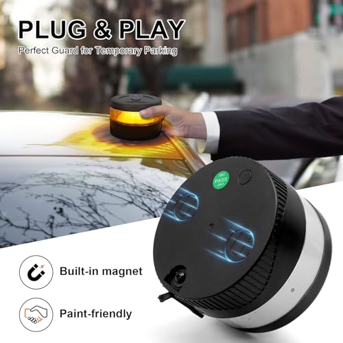 NeaLia Magnetic Wireless Beacon Light, USB-C Strobe Light, Amber - color: Amber