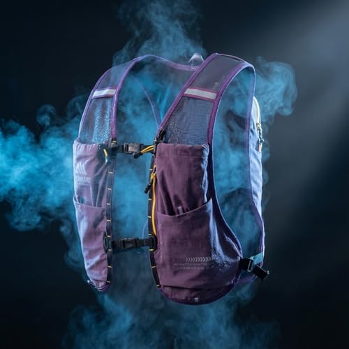 AONIJIE Running Hydration Vest for Women Men 8L Hydration Backpack Hiking - color: Purple