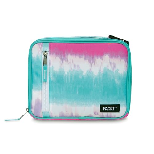 PackIt Freezable Classic Lunch Box, Tie Dye Sorbet - color: Tie Dye Sorbet