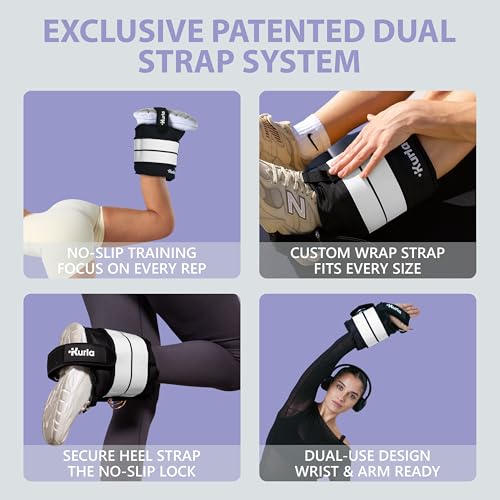 Ankle & Wrist Weights - 8/16/20/30 lbs Pair (4-15lbs - Each) - size: 10 lbs each (20 lbs pair)