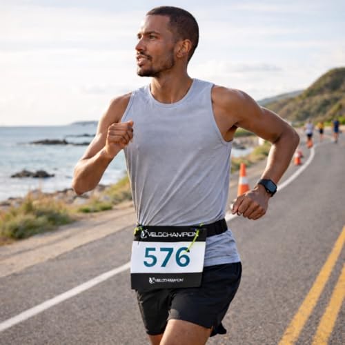 VeloChampion Triathlon Race Number Running Belt, X-Small, 1 Pack - size: X-Small