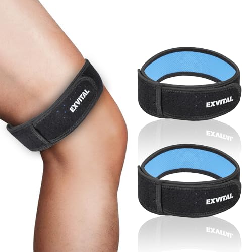EXVITAL IT Band Straps Iliotibial Band Brace Relieve ITB Syndrome - style: 2 Pack