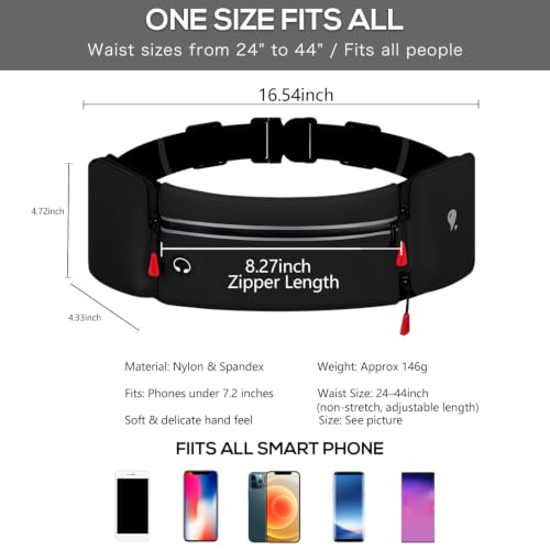 Running Belt for Women Men,Running Fanny Pack,with Foldable Water Bottle Holder (Bottles NOT Included),Sport Pouch iPhone Carrier, Dog Walker Hydration Fanny Pack,for Runners Jogging (pink) - color: Pink