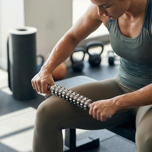 ONUEMP Stainless Steel Massage Roller - Ice Body Sculpt Guasha Fascia Stick - size: Roller Stick