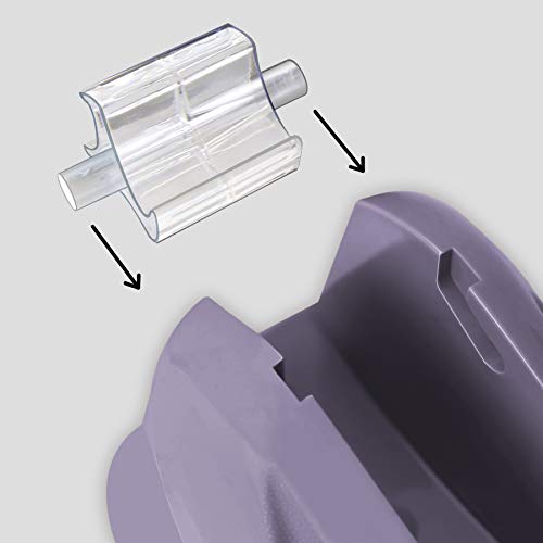 Acrimet Desktop Tape Dispenser, Premium, Non-Skid Base, Plastic, Purple - color: Lilac