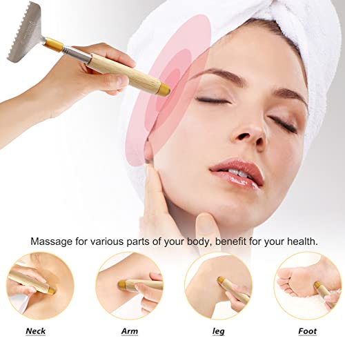 Oversized Back Scratcher Telescopic Thick Wooden Handle - color: Natural Wood-02