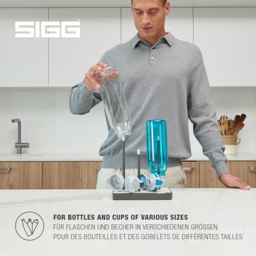 Sigg Drying Rack Elara Lagoon Bottle Drying Rack, Light Green - color: lagoon
