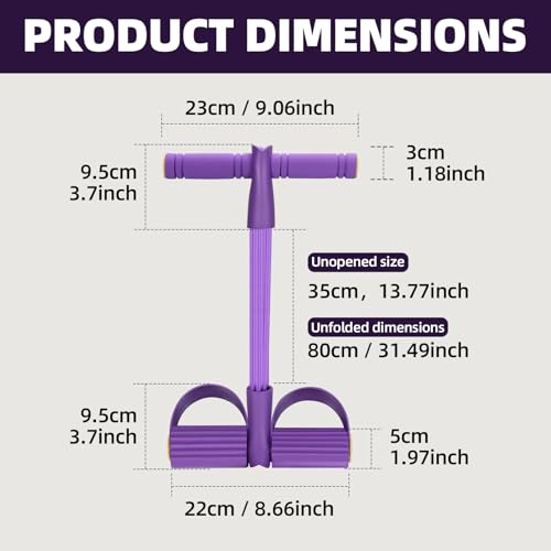 Resistance Band with Foot Pedal, Elastic Pull Rope for Sitting Row, Yoga, Stretching, Waist Training - color: Pink