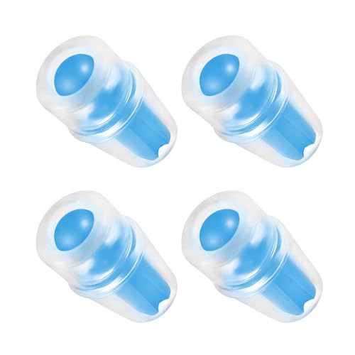Bite Valve Replacement Mouthpiece Fit for Hydration Pack Bladder Water Backpack and Most Brands(4-Pack), with Shutoff Valve and Tube O-Ring - color: 4 Blue
