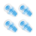 Bite Valve Replacement Mouthpiece Fit for Hydration Pack Bladder Water Backpack and Most Brands(4-Pack), with Shutoff Valve and Tube O-Ring - color: 4 Blue